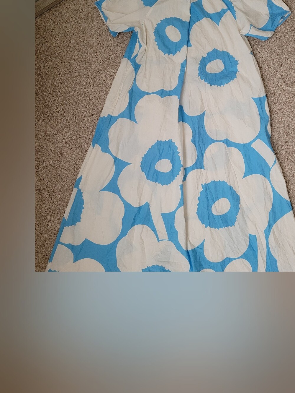 Marimekko Juhlinta Unikko Popline Maxi Dress. Retail Price $575 - Picture 5 of 8